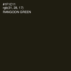 #1F1C11 - Rangoon Green Color Image